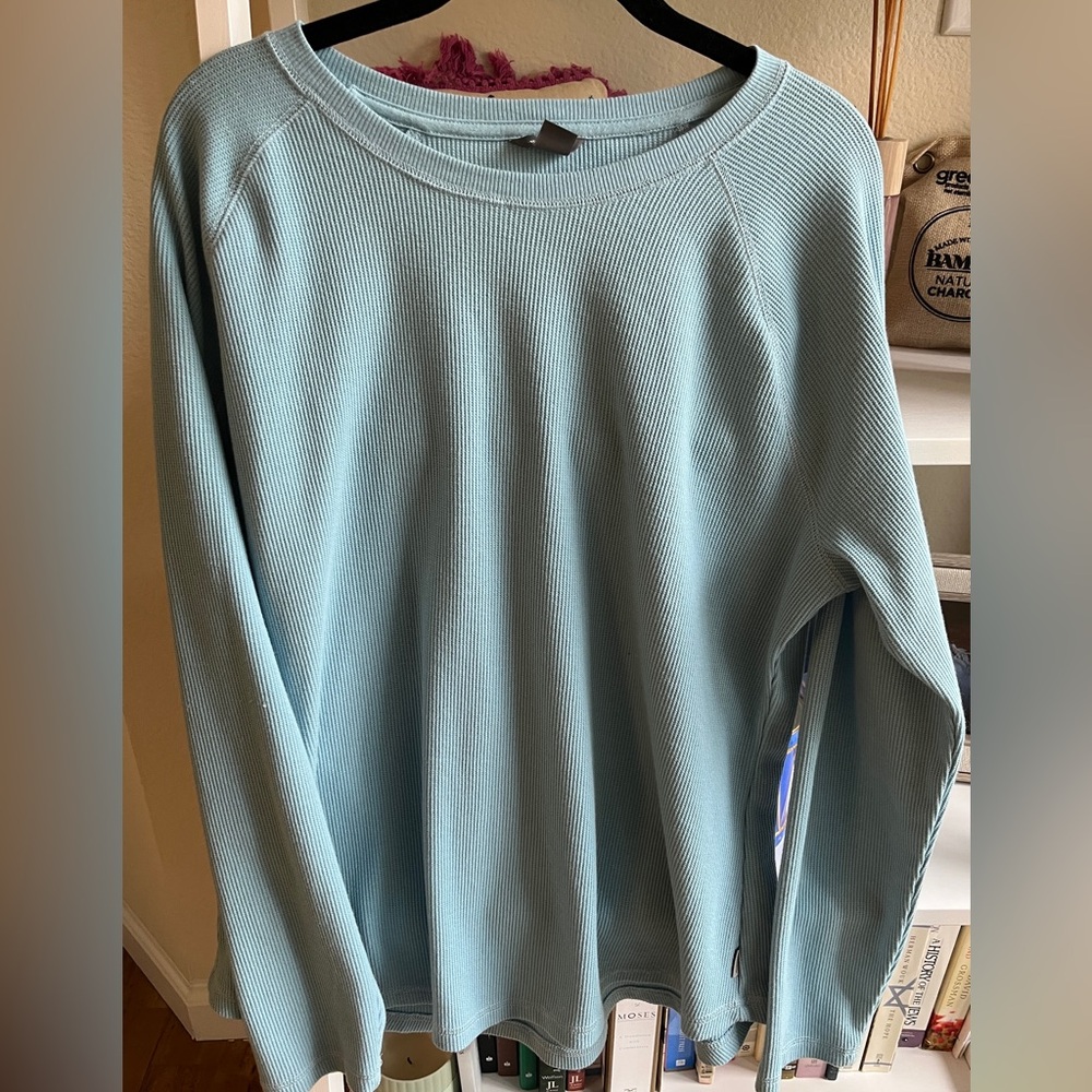 Eddie Bauer Waffle Crewneck Sleepshirt XL/worn 2x /soft & cozy /excellent cond!